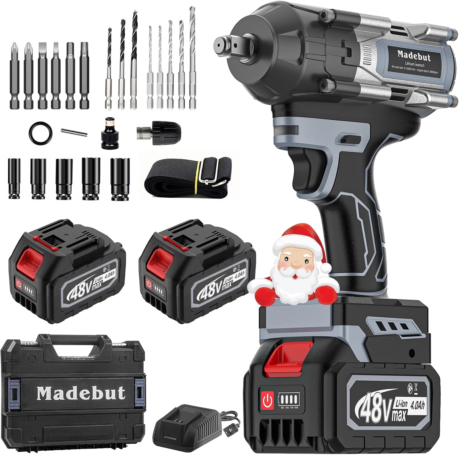 [Anniversary Sale] 1000N.m High-Torque Brushless Impact Wrench Set